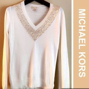 ✨NWOT✨ Michael Kors Ivory sweater